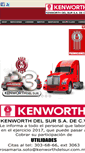 Mobile Screenshot of kenworthdelsur.com.mx